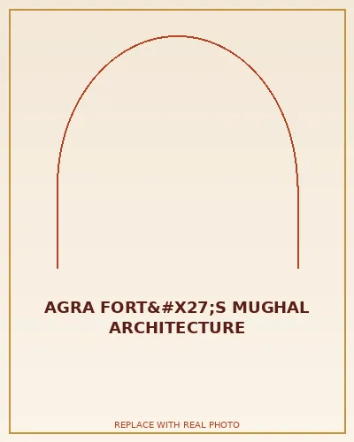 Agra Fort's Mughal architecture