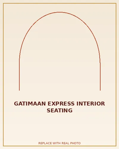 Gatimaan Express interior seating