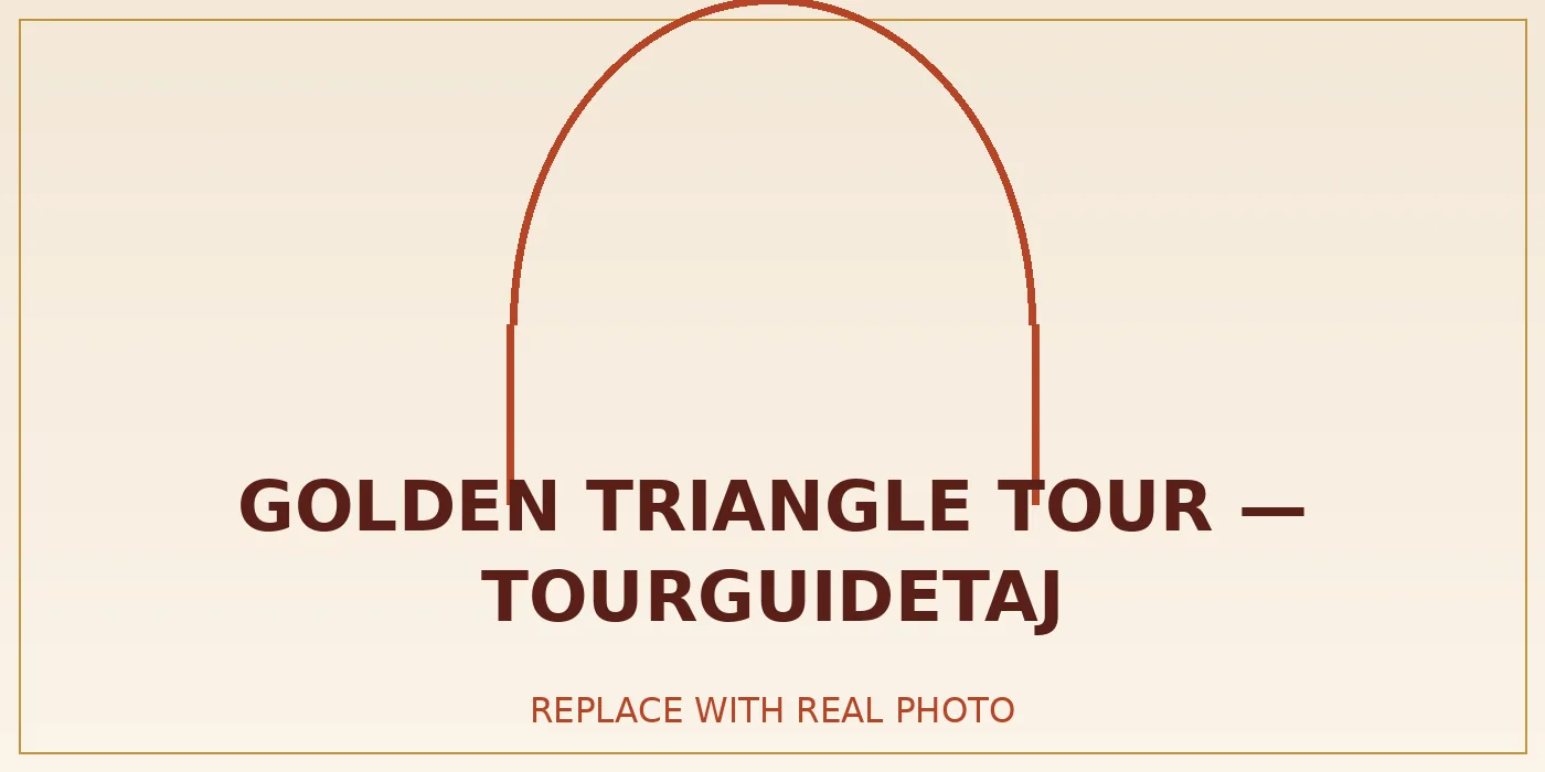 The Taj Mahal, Agra Fort and Amber Fort along the Golden Triangle route
