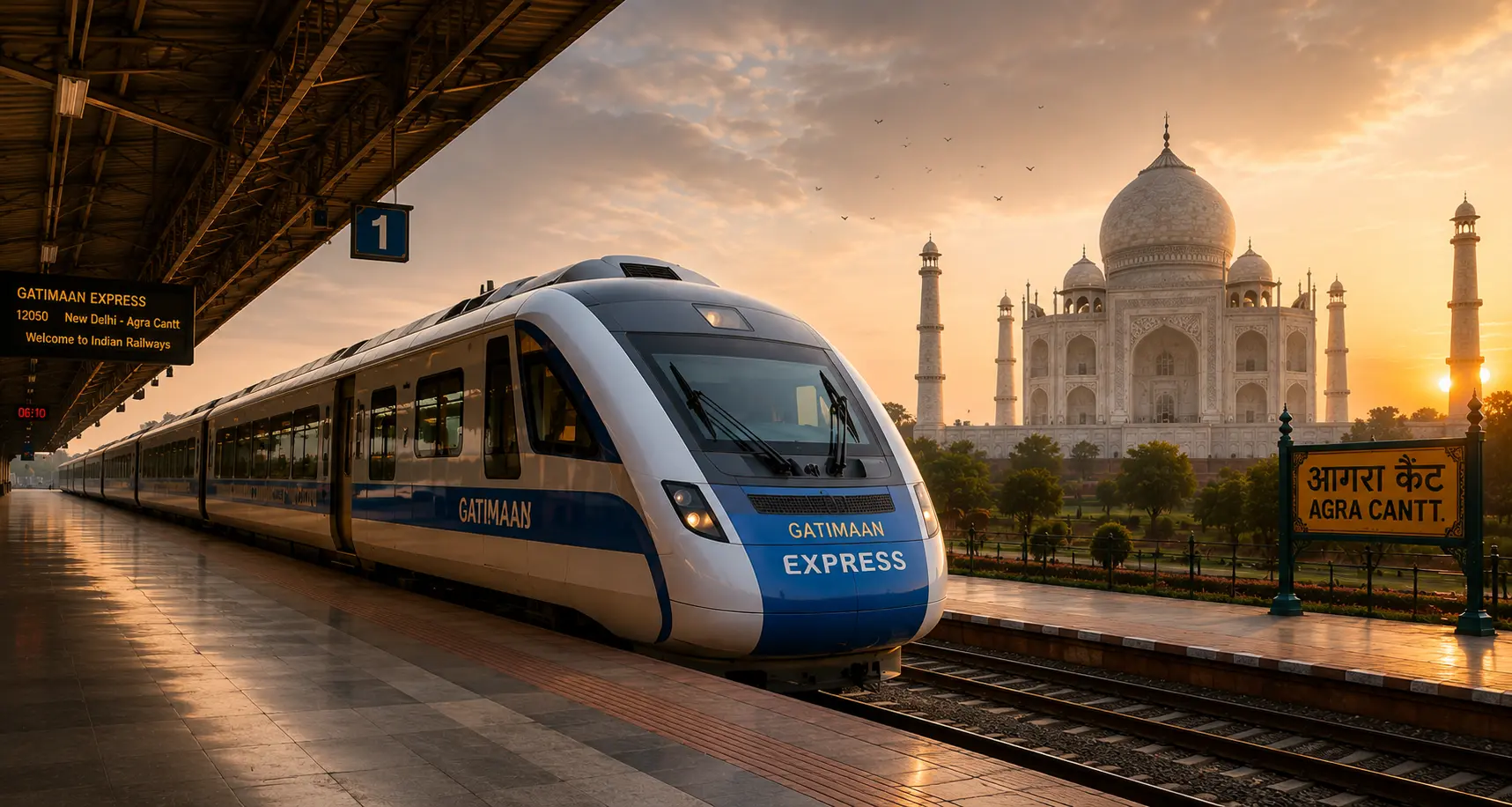 Gatimaan Express Taj Mahal Tour, TourGuideTaj private tour